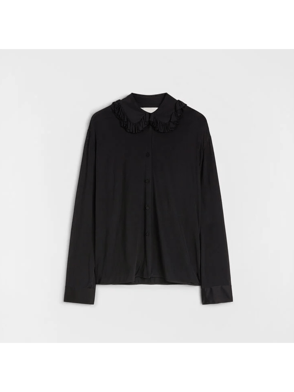 NK — Camisa Shirt Ls W/Rouches Jil Sander