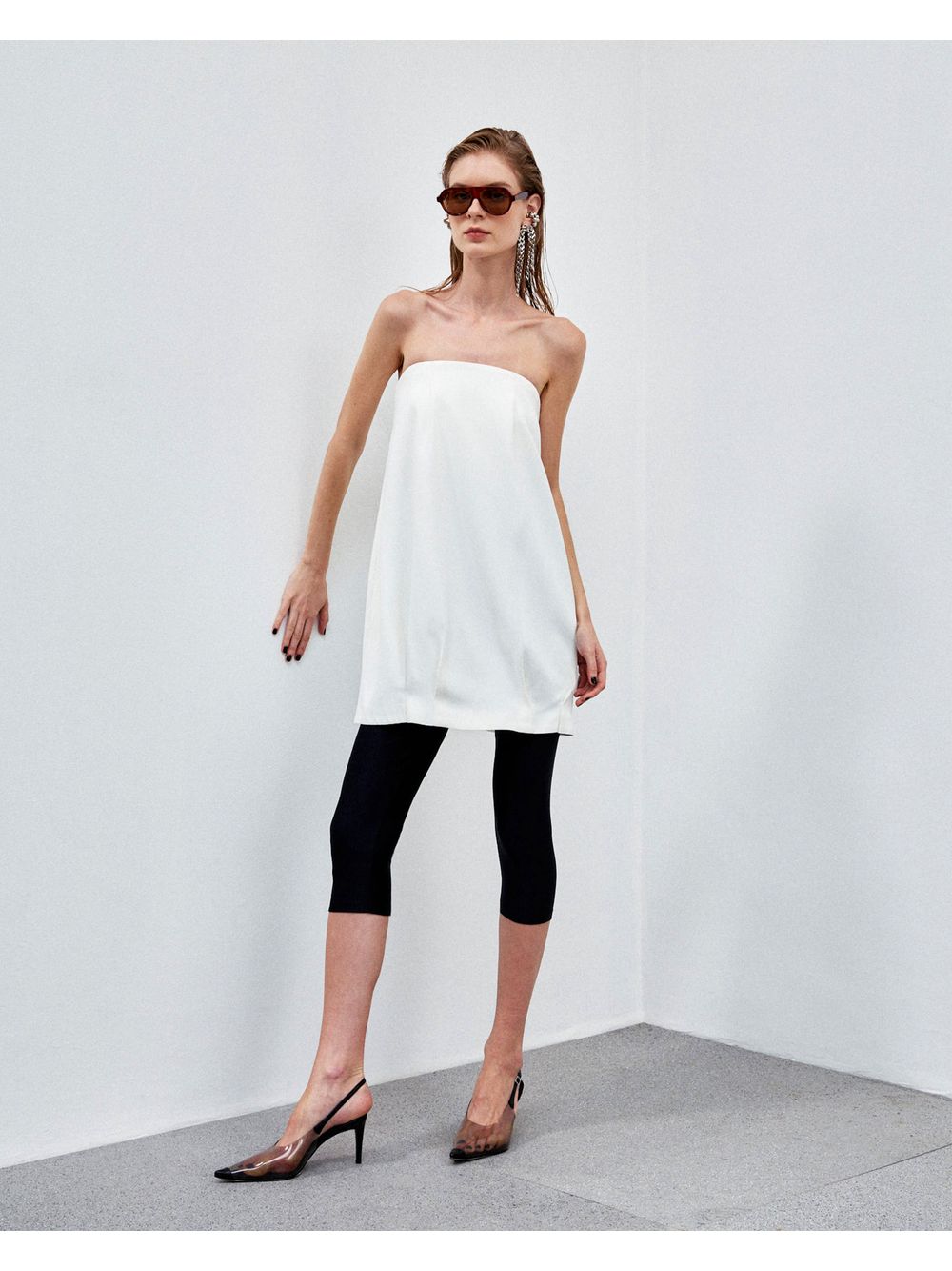 NK — Vestido Crepe Rush Jordana