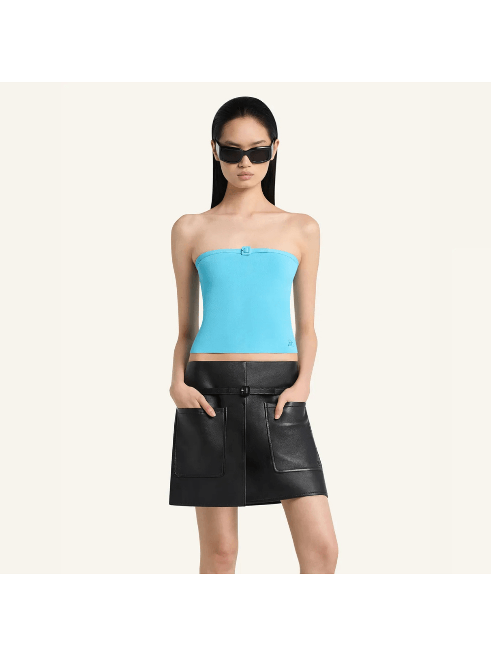 NK — Top Buckle Bustier Courrèges