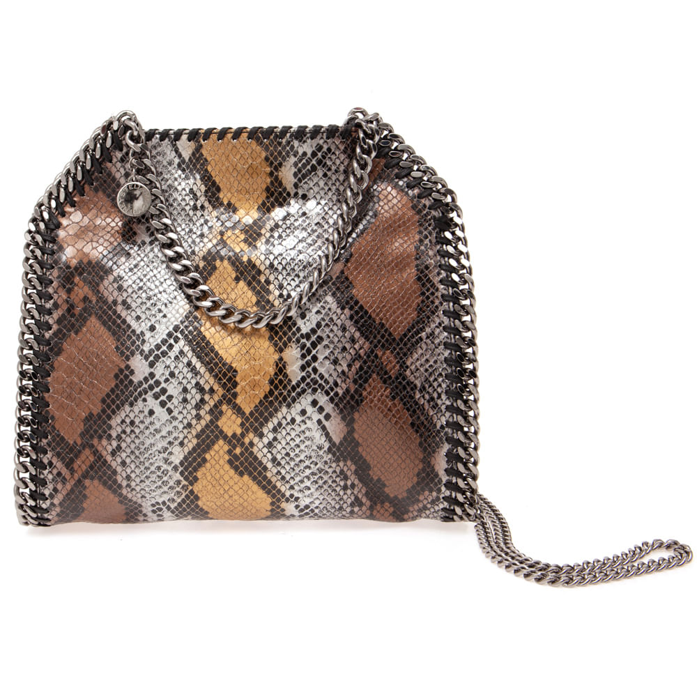 stella mccartney python print falabella bolsa